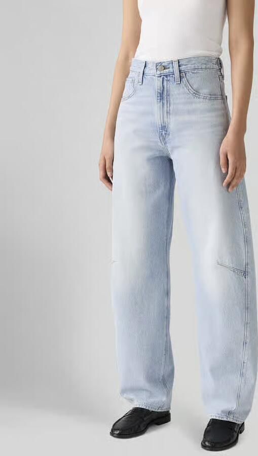 Levi's Wide leg jeans van puur katoen in 5-pocketmodel - Foto 4