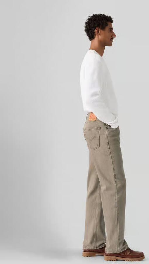 Levi's Wide leg jeans van puur katoen in 5-pocketmodel