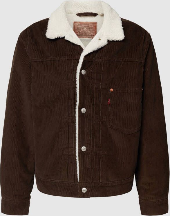 Levi's Cordjasje SHERPA TRUCKER met warm sherpa-voering