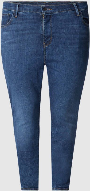 Levi s Plus SIZE super skinny fit high rise jeans met stretch