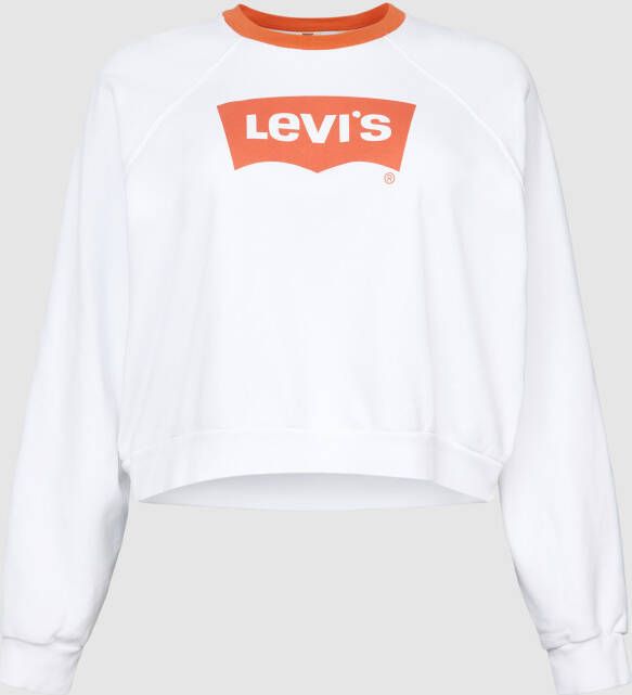 Levi s Plus SIZE sweatshirt met labelprint model 'VINTAGE'