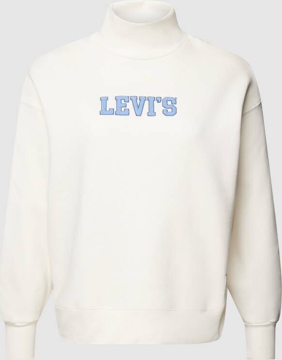 Levi's Plus Levi's Plus Sweatshirt LV SWEATSHIRTS PL GRAPHIC GARDENIA met opstaande kraag