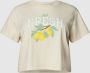 Levi's Plus T-shirt met fruitprint beige geel groen - Thumbnail 2