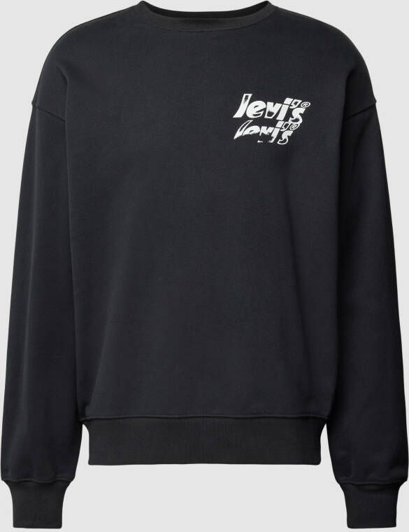 Levi's Relaxed fit sweatshirt met labelprint