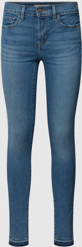 Levi's Skinny fit jeans met gerafelde boorden model '710' - Foto 2
