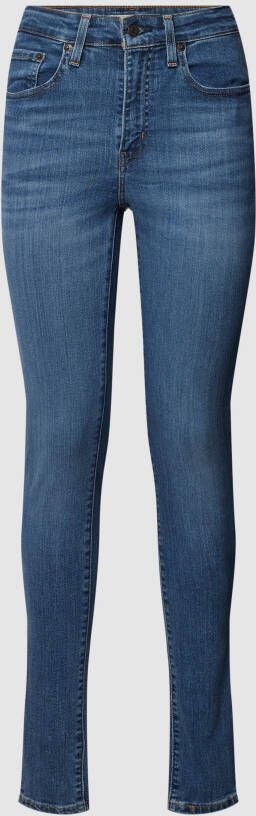 Levi's Hoge Taille Skinny Jeans Blauwe Golf Blue Dames