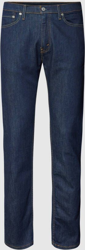 Levi's Slim straight fit jeans met stretchgehalte