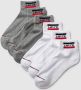 Levi's Sokken met labeldetail in een set van 6 stuks model 'MID CUT SPRTWR LOGO' - Thumbnail 1