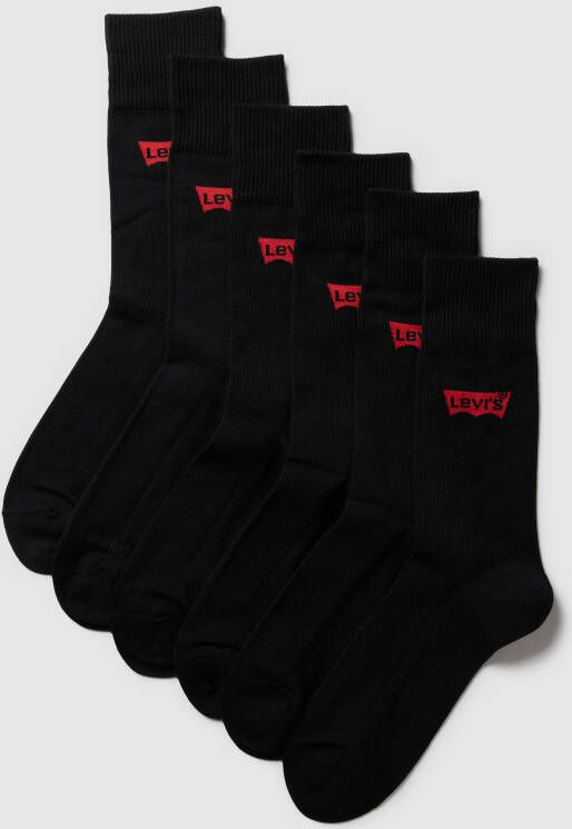 Levi's Sokken met labelprint in een set van 6 paar