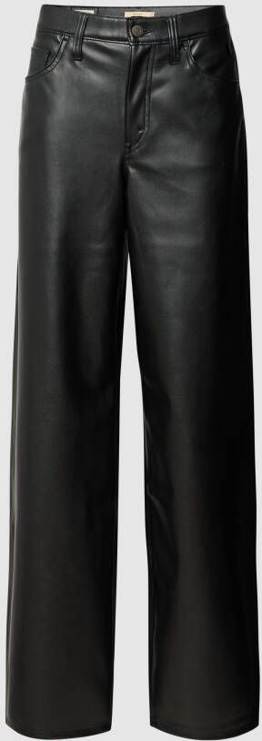 Levi's Baggy fit broek in leerlook