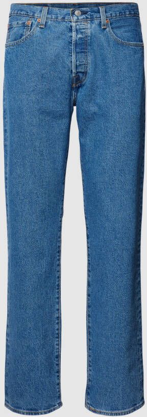 Levi's Straight fit jeans met labeldetail model '501'