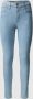Levi's Lichtblauwe Super Skinny Katoenen Jeans Blauw Dames - Thumbnail 1