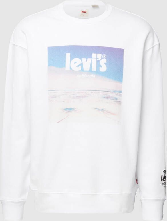 Levi's Sweatshirt met labelprint