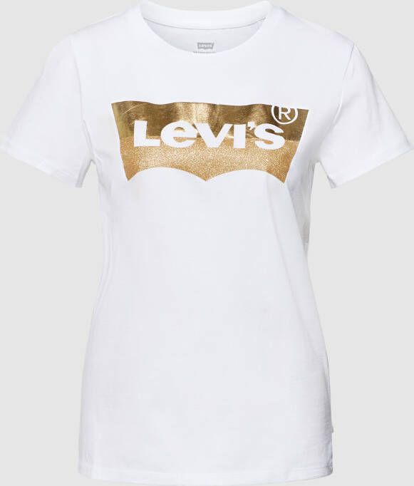 Levi's T-shirt met labeldesign