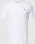 Levi's Knisperend Wit Logo T-Shirt Ronde Hals White Heren - Thumbnail 4