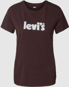 Levi's T-shirt met labelprint model 'THE PERFECT TEE'