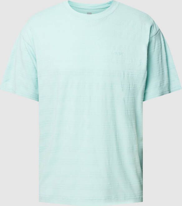 Levis Levi's Red Tab Vintage Tee T-shirts Kleding popcorn jaquard pastel turquoise maat: S beschikbare maaten:XS S L XL XXL