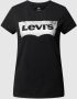 Levi's Shirt met ronde hals The Perfect Tee met logo in metallic-holoprint - Thumbnail 1