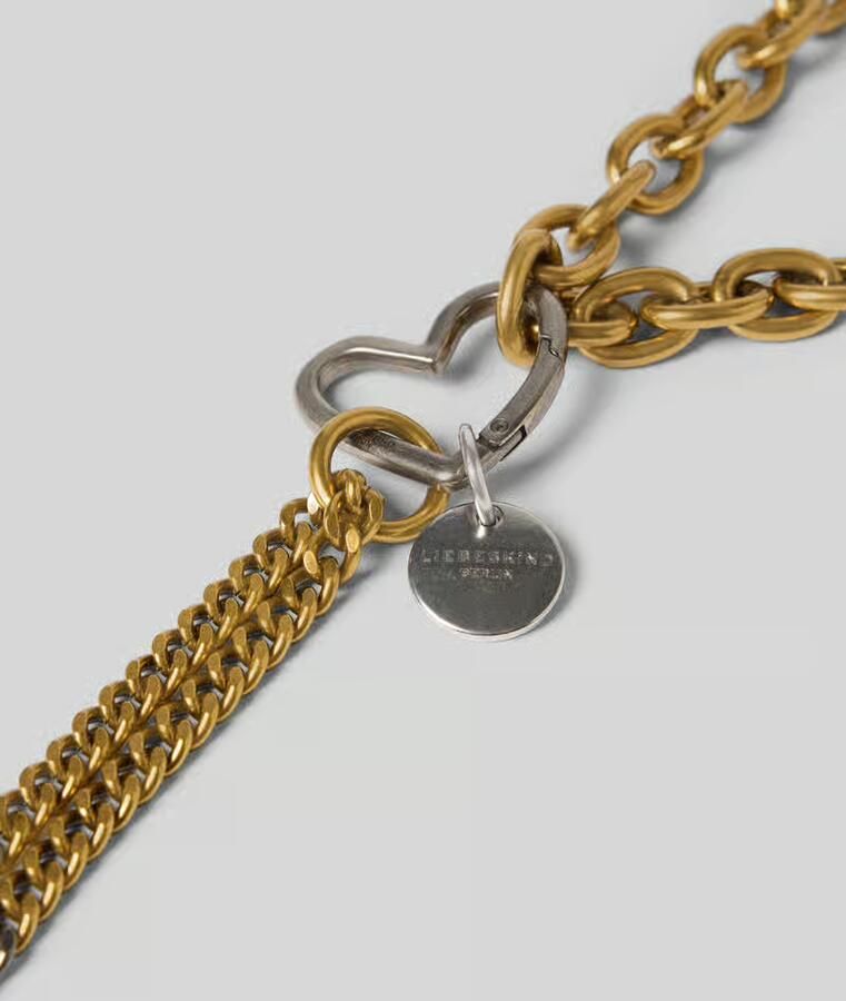 Liebeskind berlin Bicolor tassenhanger met labelapplicatie model 'AUDREY'