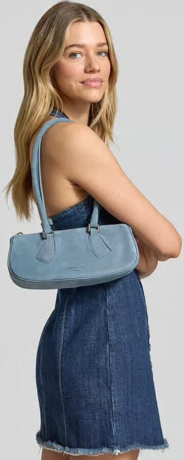 Liebeskind berlin Handtas in velours met labeldetail model 'CECILE' - Foto 3
