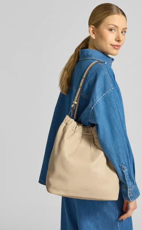 Liebeskind berlin Hobo tas met reliëflogo model 'CLOUD' - Foto 3