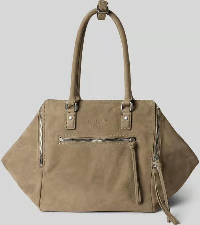 Liebeskind berlin Satchel tas met label in reliëf model 'KAYLA'