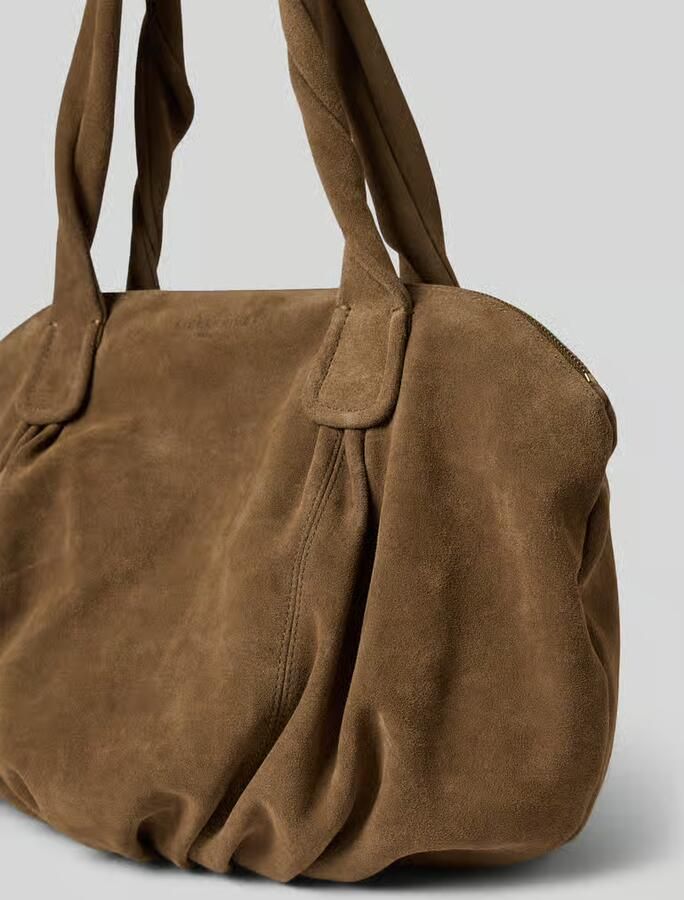 Liebeskind berlin shopper met reliëflogo in suèdelook model 'Lucy'