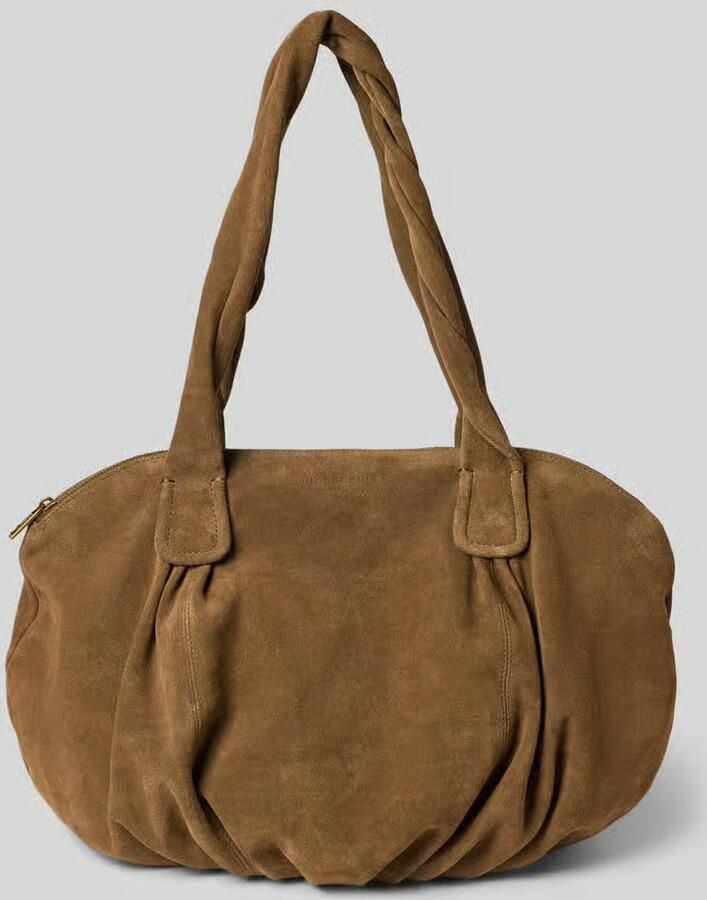 Liebeskind berlin shopper met reliëflogo in suèdelook model 'Lucy' - Foto 2