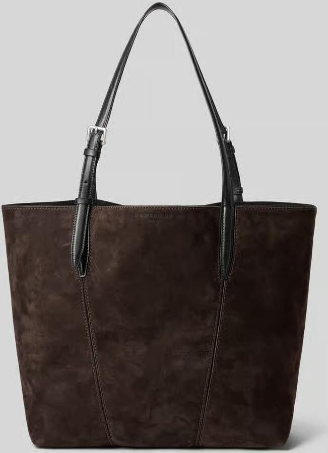 Liebeskind berlin shopper van leer met reliëflogo model 'UNA' - Foto 2