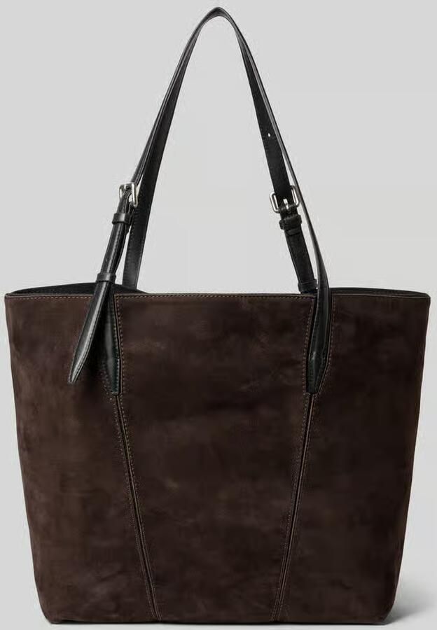 Liebeskind berlin shopper van leer met reliëflogo model 'UNA'
