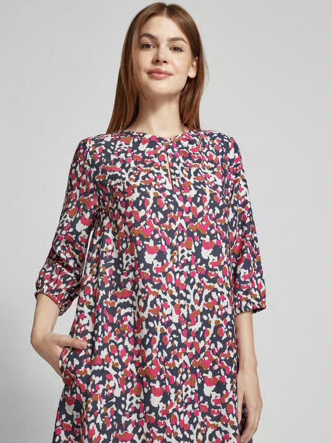 LIEBLINGSSTÜCK Midi-jurk met druppelvormige hals model 'Erita' - Foto 2