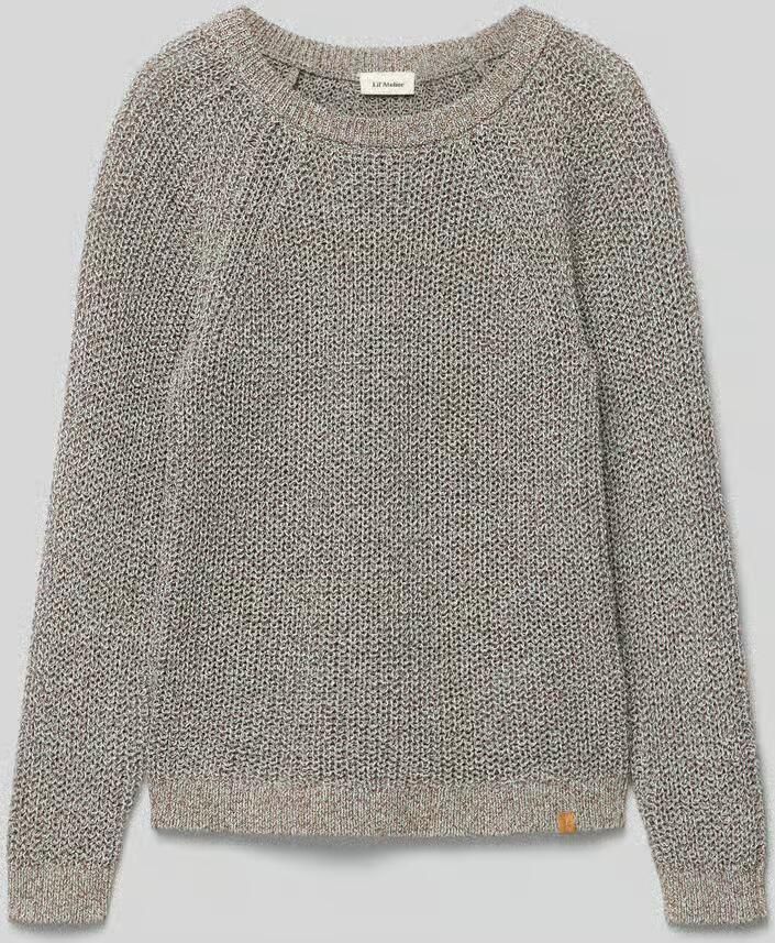 Lil Atelier Gebreide pullover met ribboorden model 'NORO'
