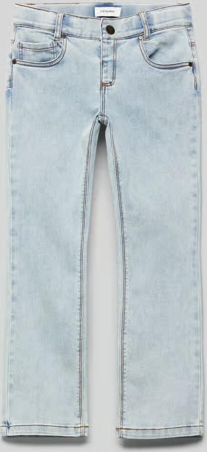 LIL' ATELIER MINI regular fit jeans NMNROME light blue denim Blauw Katoen 110 - Foto 2