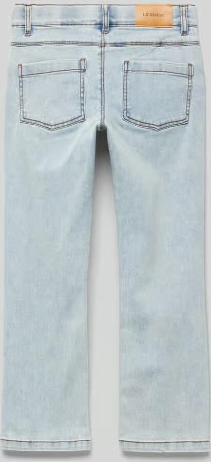 LIL' ATELIER MINI regular fit jeans NMNROME light blue denim Blauw Katoen 110
