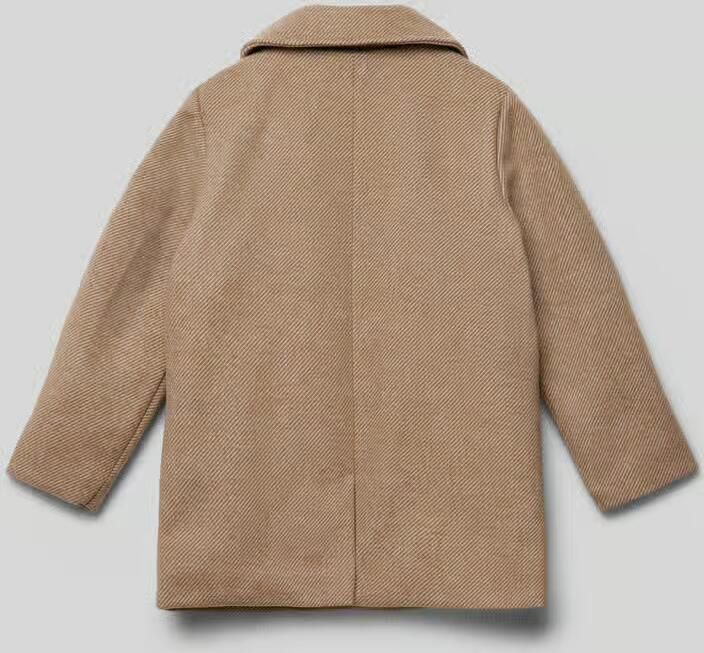LIL' ATELIER MINI gemêleerde coat winter NMFNALINA bruin - Foto 2