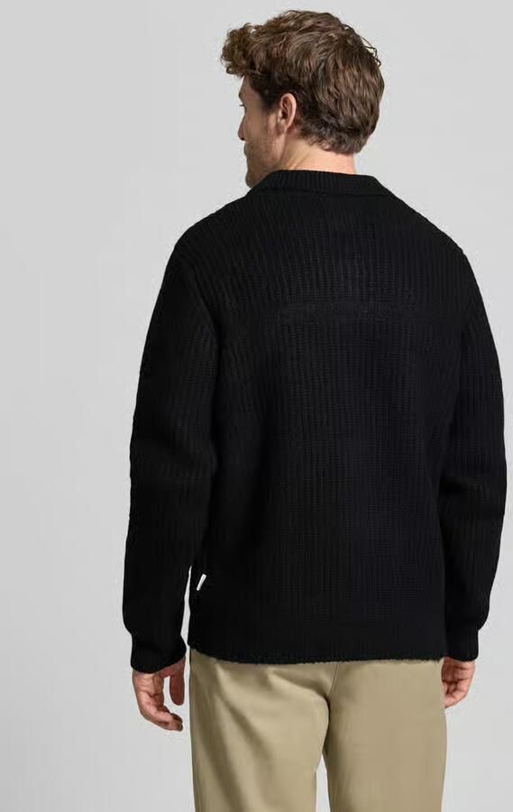 Lindbergh Cardigan in relaxed fit van elastische katoenmix - Foto 3
