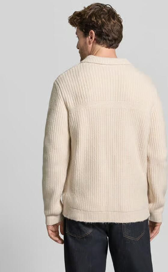 Lindbergh Cardigan in relaxed fit van elastische katoenmix - Foto 3