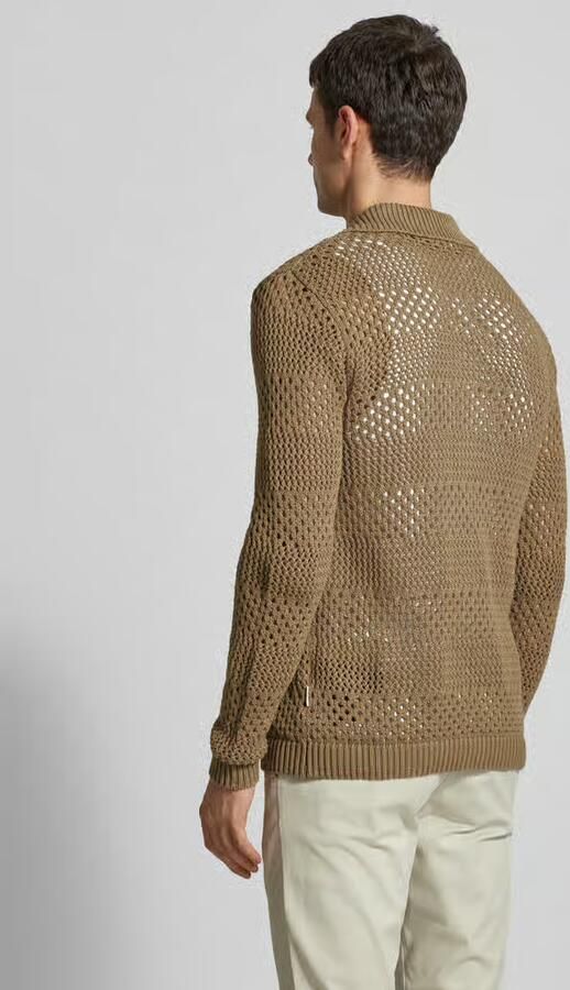 Lindbergh Cardigan met ajourpatroon model 'Crochet'