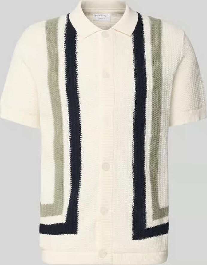 Lindbergh Cardigan met kentkraag en knoopsluiting - Foto 2