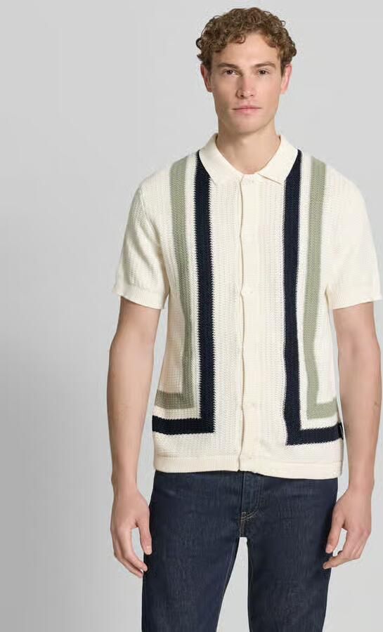Lindbergh Cardigan met kentkraag en knoopsluiting - Foto 3