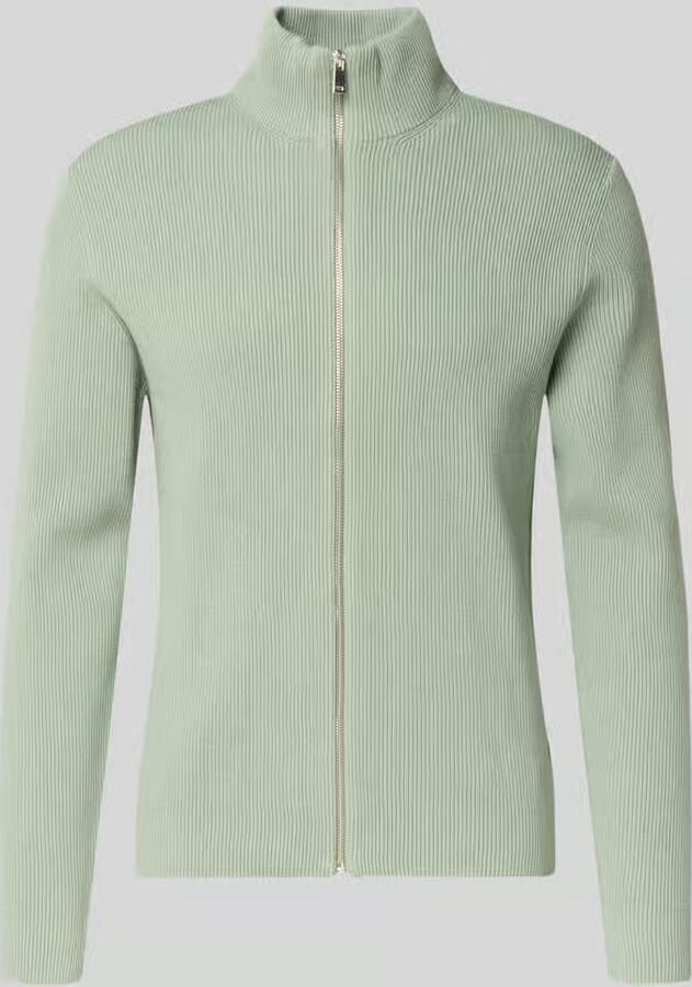 Lindbergh Cardigan met opstaande kraag en ritssluiting