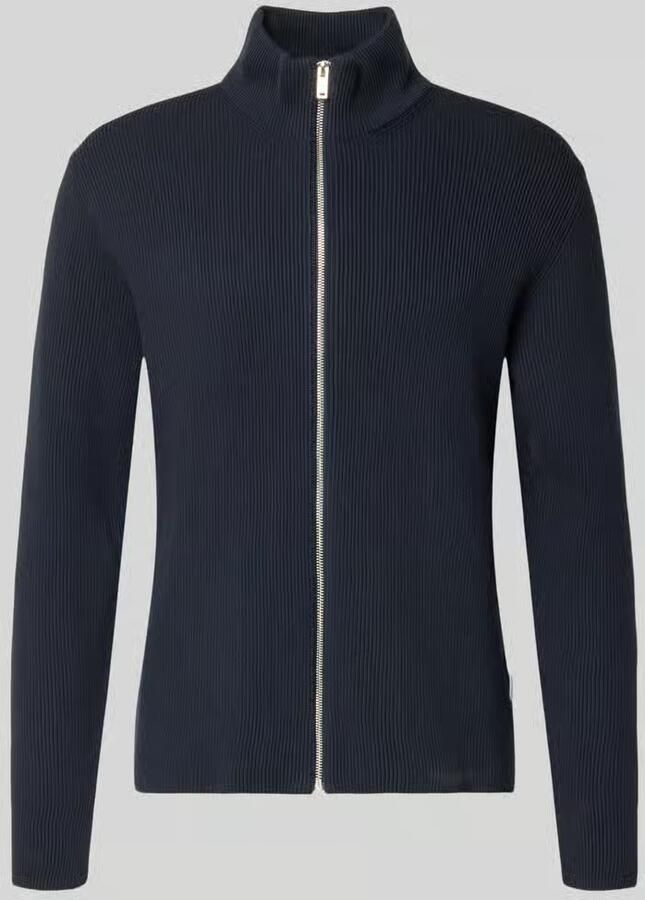 Lindbergh Cardigan met opstaande kraag en ritssluiting