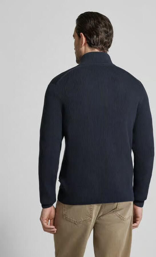 Lindbergh Cardigan met opstaande kraag en ritssluiting