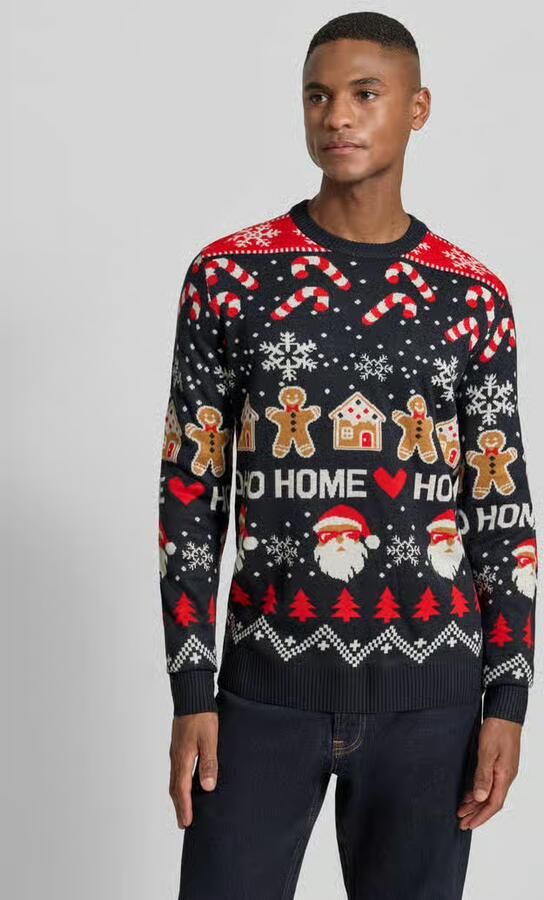 Lindbergh Gebreide pullover in all-over look model 'Santa' - Foto 2