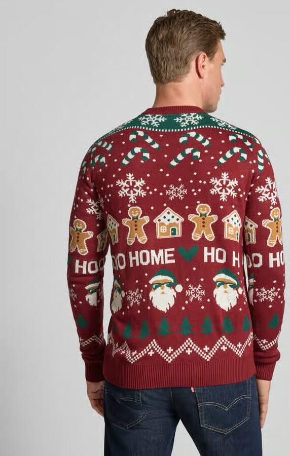 Lindbergh Gebreide pullover in all-over look model 'Santa'