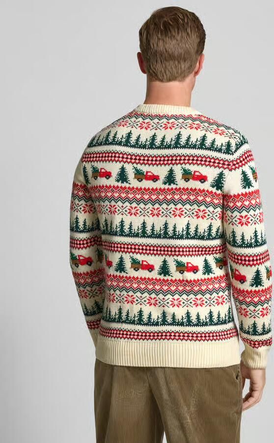 Lindbergh Gebreide pullover in all-over look model 'Winter village'