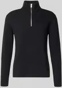 Lindbergh Gebreide pullover met opstaande kraag en ritssluiting - Foto 5