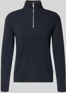 Lindbergh Gebreide pullover met opstaande kraag en ritssluiting - Foto 4