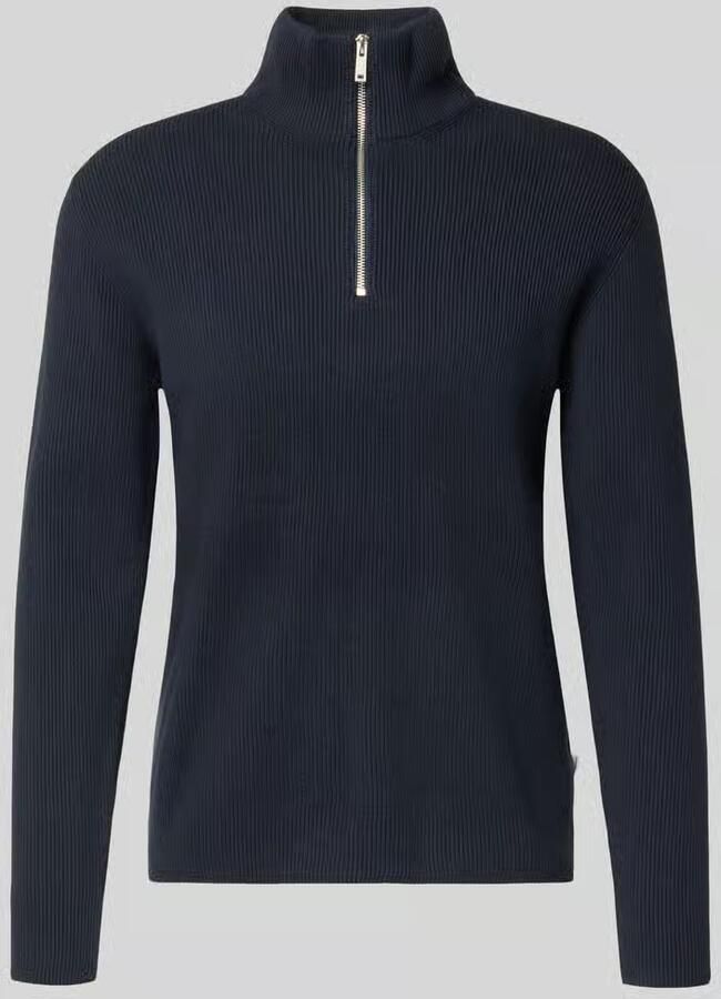 Lindbergh Gebreide pullover met opstaande kraag en ritssluiting - Foto 2