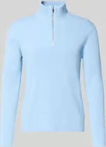 Lindbergh Gebreide pullover met opstaande kraag en ritssluiting